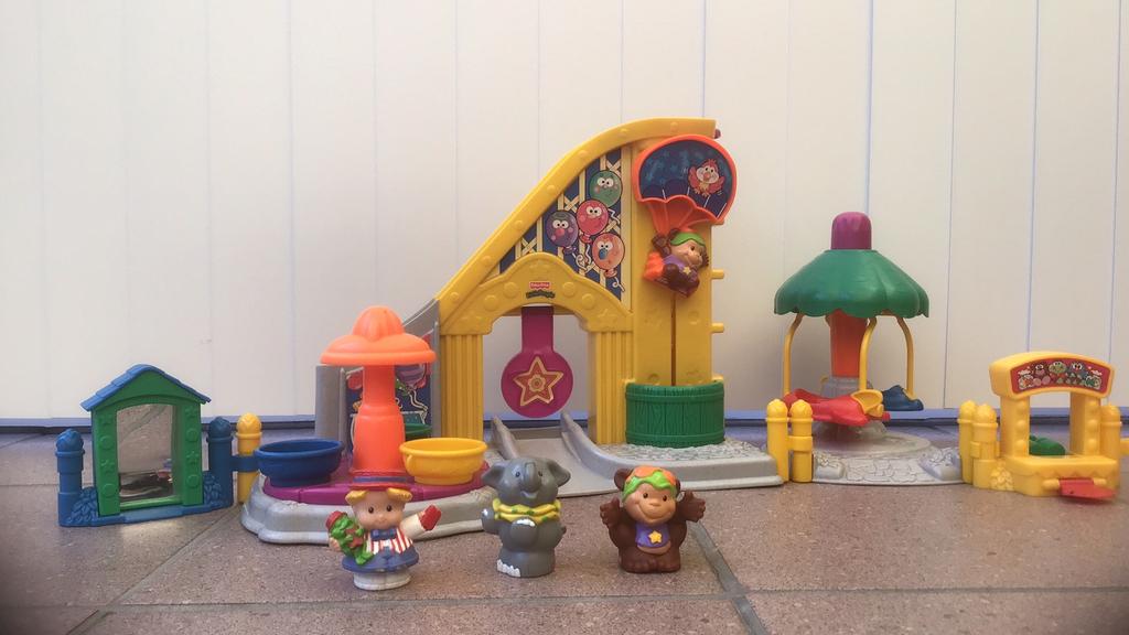 Fisher price Little people. FUN PARK  met 3 figuurtjes, Enlèvement ou Envoi, Utilisé