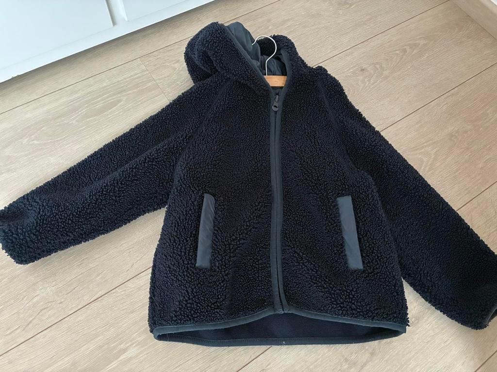 Donkerblauwe teddy jas Zara (tussenseizoen)  maat116, Kinderen en Baby's, Gebruikt, Jongen of Meisje, Ophalen of Verzenden, Zara