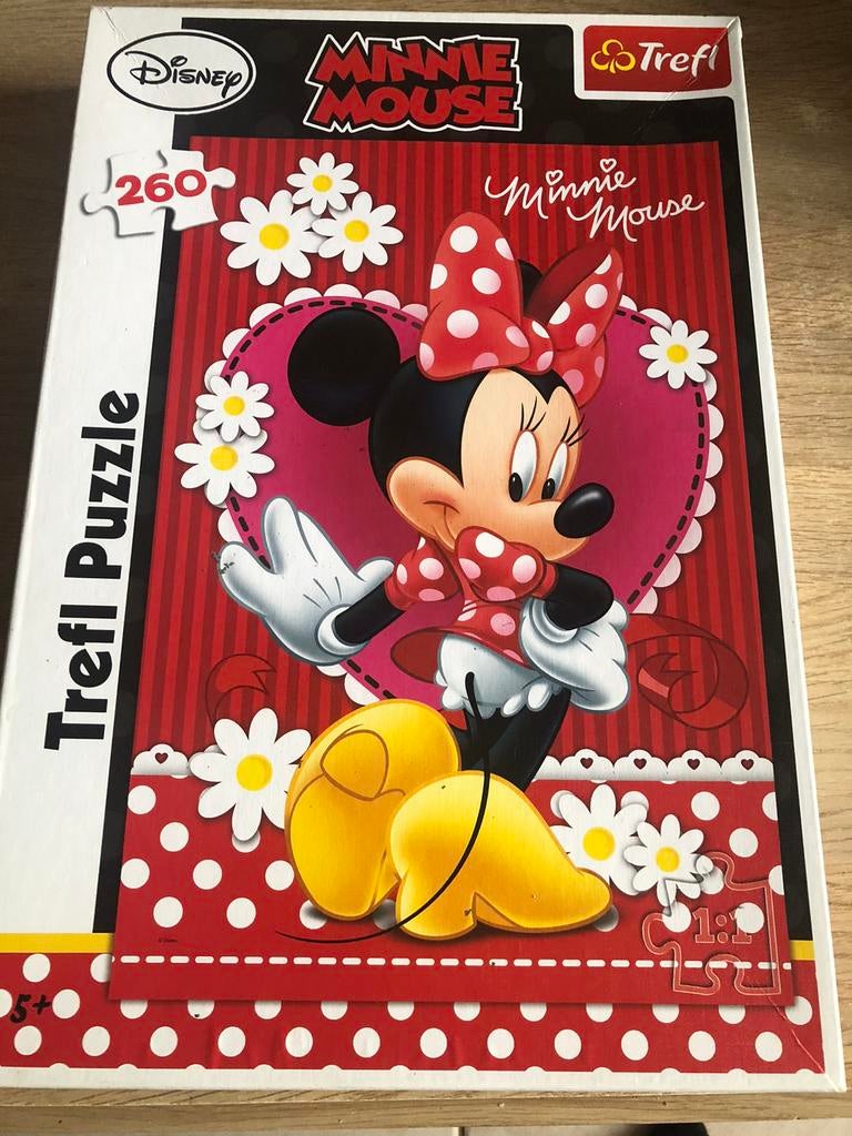 puzzel Disney minnie mouse, Kinderen en Baby's, Speelgoed | Kinderpuzzels, Ophalen, Meer dan 50 stukjes, Zo goed als nieuw, 6 jaar of ouder