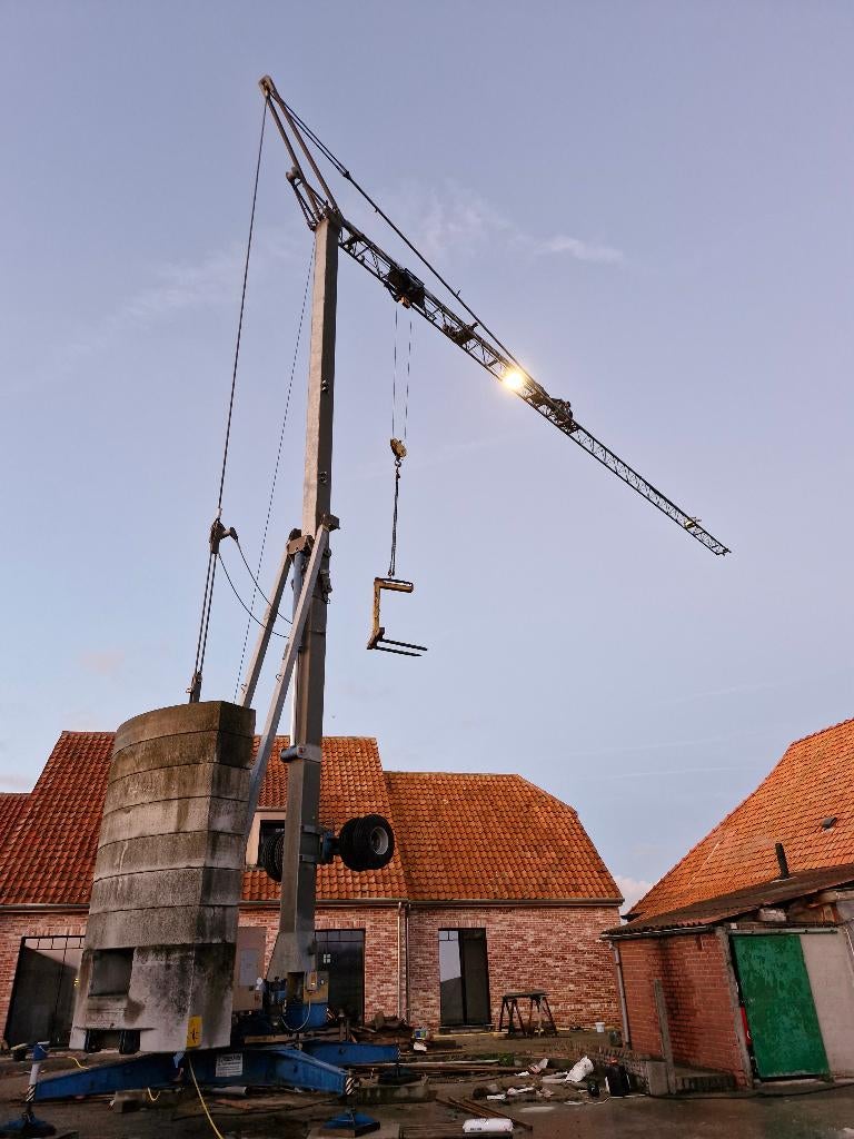 snelmontage/torenkraan, Doe-het-zelf en Bouw, Ophalen, Gebruikt