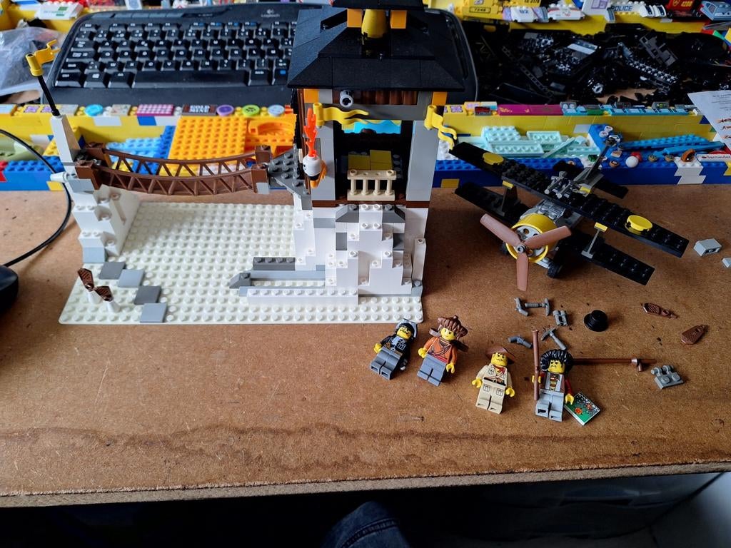 lego 7417 temple of mount everest, Enlèvement ou Envoi, Utilisé, Ensemble complet, Lego