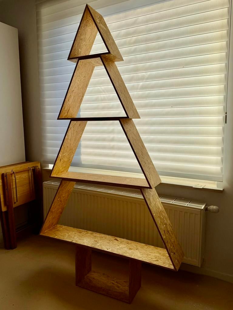 Sapin de Noël en bois, Enlèvement, Comme neuf