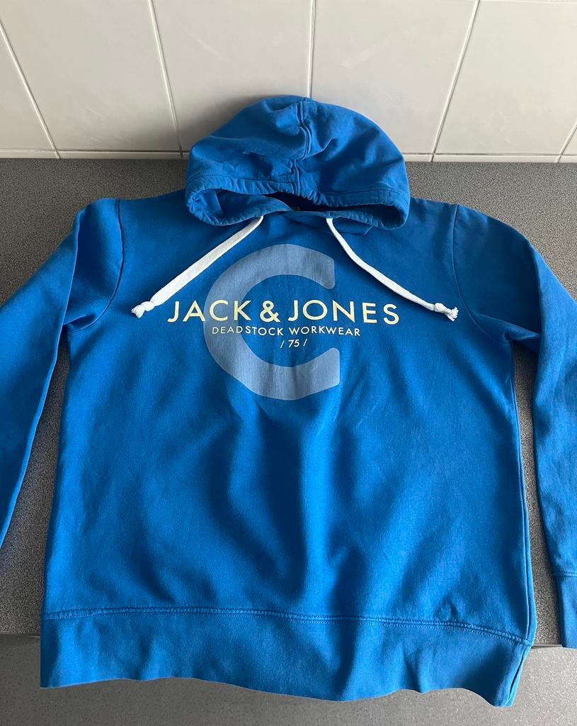Blauwe hoodie Jack & Jones - maat XL, Kleding | Heren, Truien en Vesten, Blauw, Maat 56/58 (XL), Jack&Jones, Ophalen of Verzenden