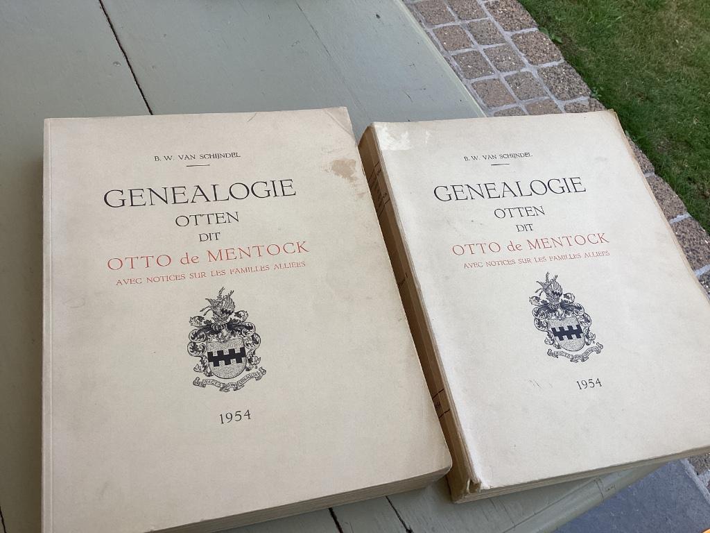GENEALOGIE OTTEN dit Otto de Mentock. 1954. BW Van Schijndel, Ophalen of Verzenden