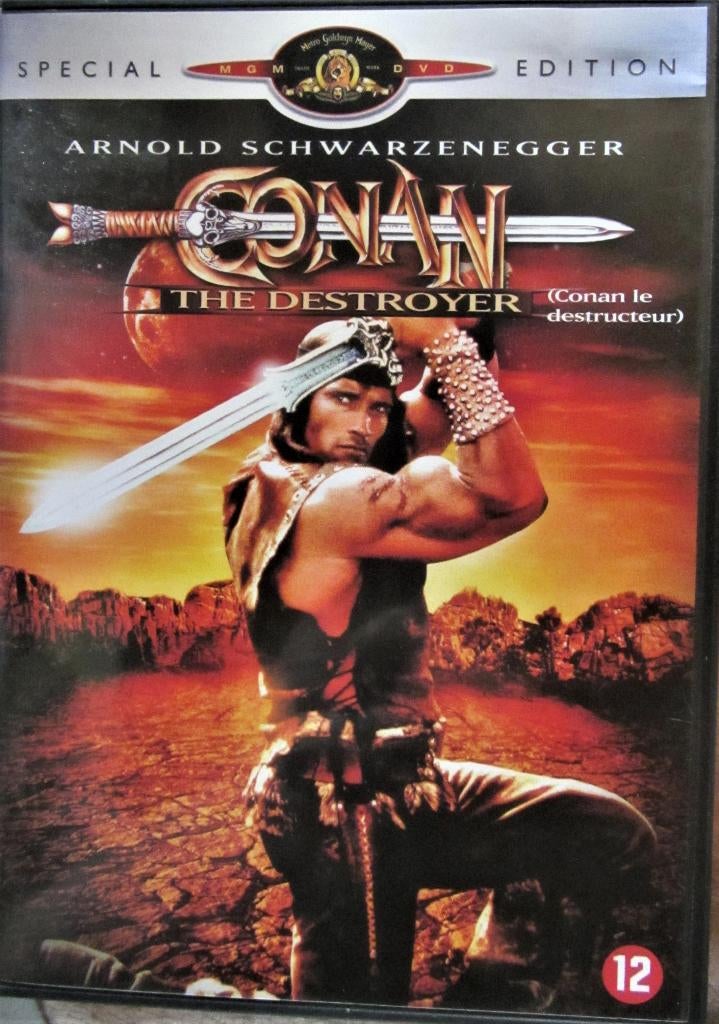 DVD ACTIE- HISTORISCH- CONAN THE DESTROYER (SCHWARZENEGGER), CD & DVD, DVD | Action, Comme neuf, Autres genres, Tous les âges