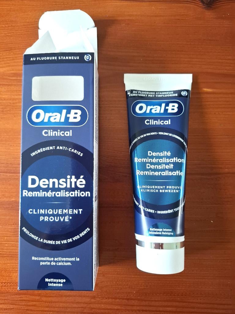 ORAL-B klinische tandpasta - Dichtheid en remineralisatie, Verzenden, Nieuw, Tandpasta