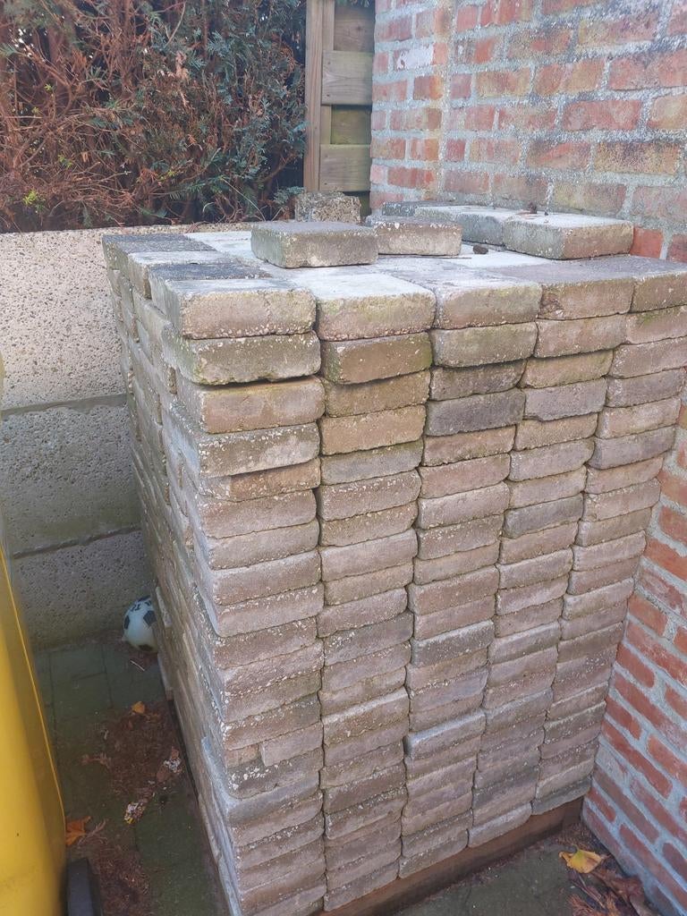 Getrommelde klinkers, Tuin en Terras, Ophalen, Zo goed als nieuw