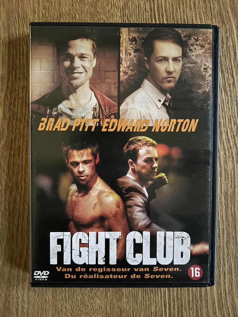 DVD Fight Club, Vanaf 16 jaar, Ophalen of Verzenden, Zo goed als nieuw, Actie