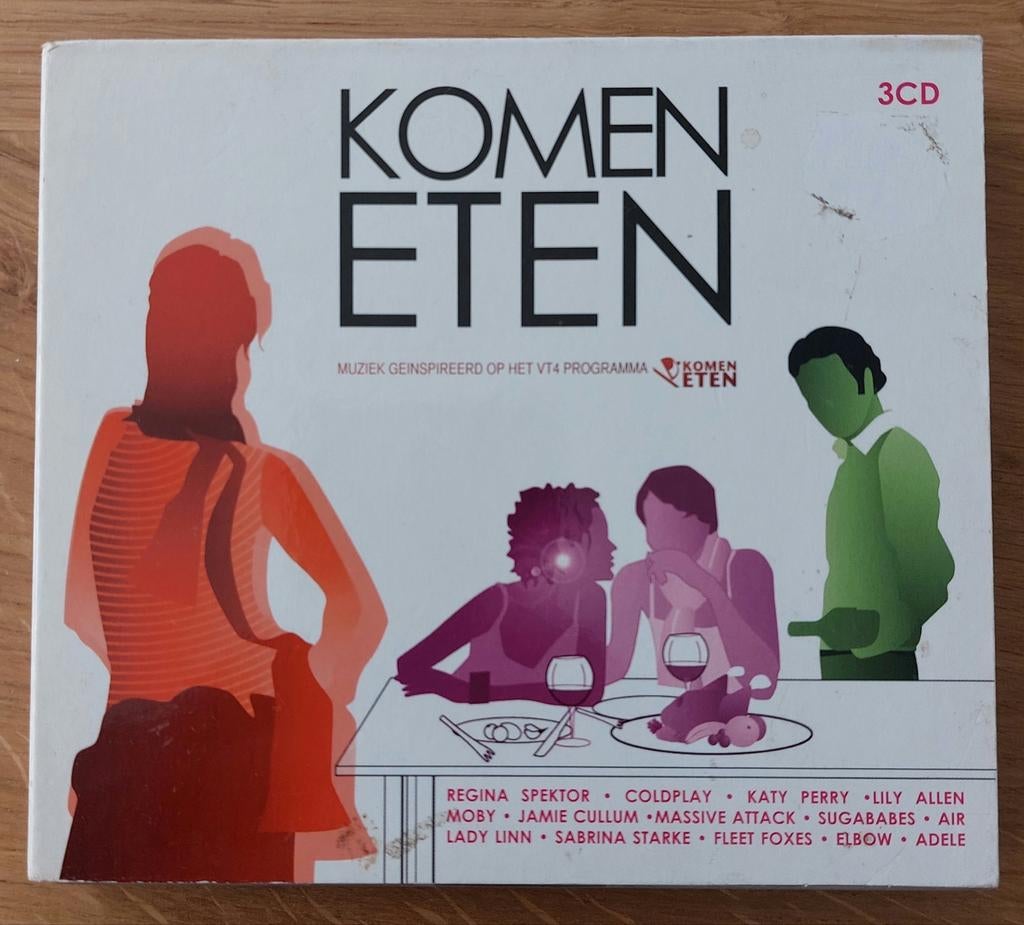 CD - KOMEN ETEN - 3 CD'S, Cd's en Dvd's, Ophalen of Verzenden, Zo goed als nieuw, Dance, Boxset