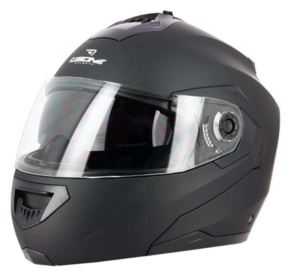 Matzwarte modulaire motorhelm verkoopprijs 65 euro, Ophalen of Verzenden, Nieuw met kaartje, M, Kinderen