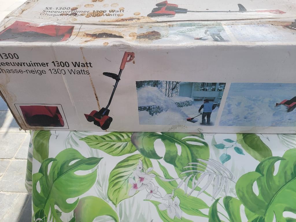Electrische sneeuwruimer ( nieuw ), Ophalen, Nieuw