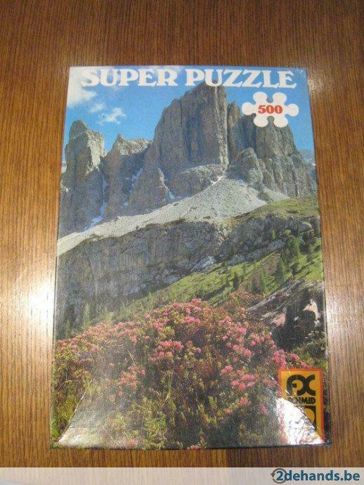 Puzzel 500 stukken - Dolomieten, Ophalen of Verzenden, Gebruikt