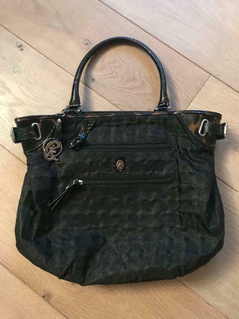 Handtas Kenzia, Handtassen en Accessoires, Tassen | Damestassen, Ophalen of Verzenden, Zo goed als nieuw, Zwart, Handtas