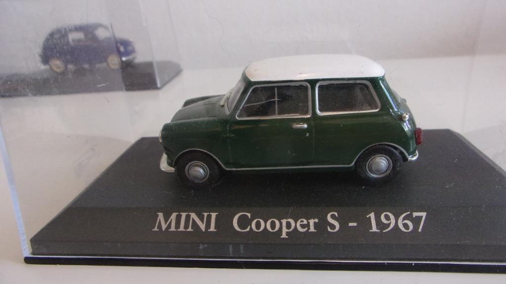 MINI COOPER "S" BRG/BLANC.1/43 NEW en VITRINE RBA., Ophalen of Verzenden, Nieuw, Auto, Overige merken