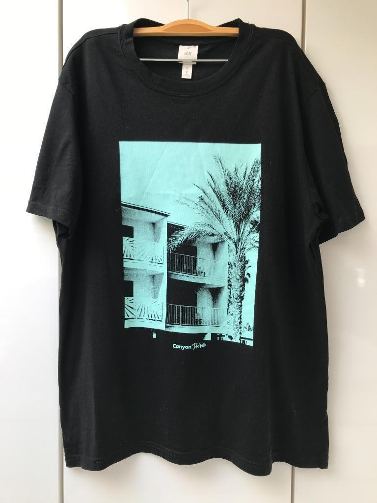 Tee-shirt noir imprimé H&M LOGG - Taille M *, Vêtements | Hommes, T-shirts, Enlèvement ou Envoi, Comme neuf, H&M, Taille 48/50 (M)
