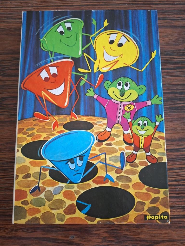 Papita Hoedje wip vintage 1973 spel oud speelgoed, Ophalen of Verzenden