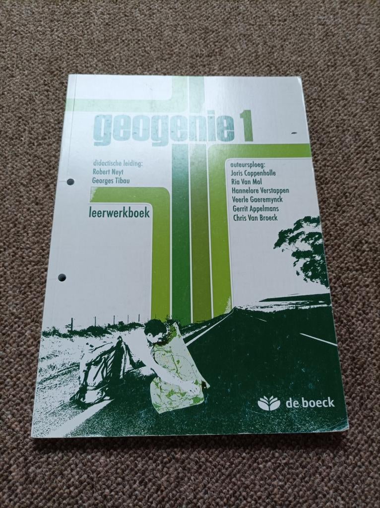 Leerwerkboek Geogenie 1, Boeken, Ophalen of Verzenden, Nieuw, ASO, Aardrijkskunde