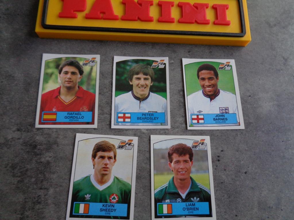 PANINI voetbal stickers  EURO 88 ANNO EK 1988  5X verschil., Verzenden