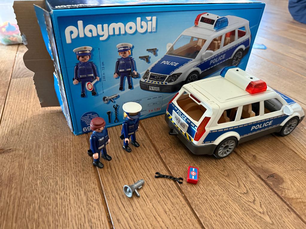 6920 playmobil politieauto city action, Ophalen, Zo goed als nieuw, Complete set