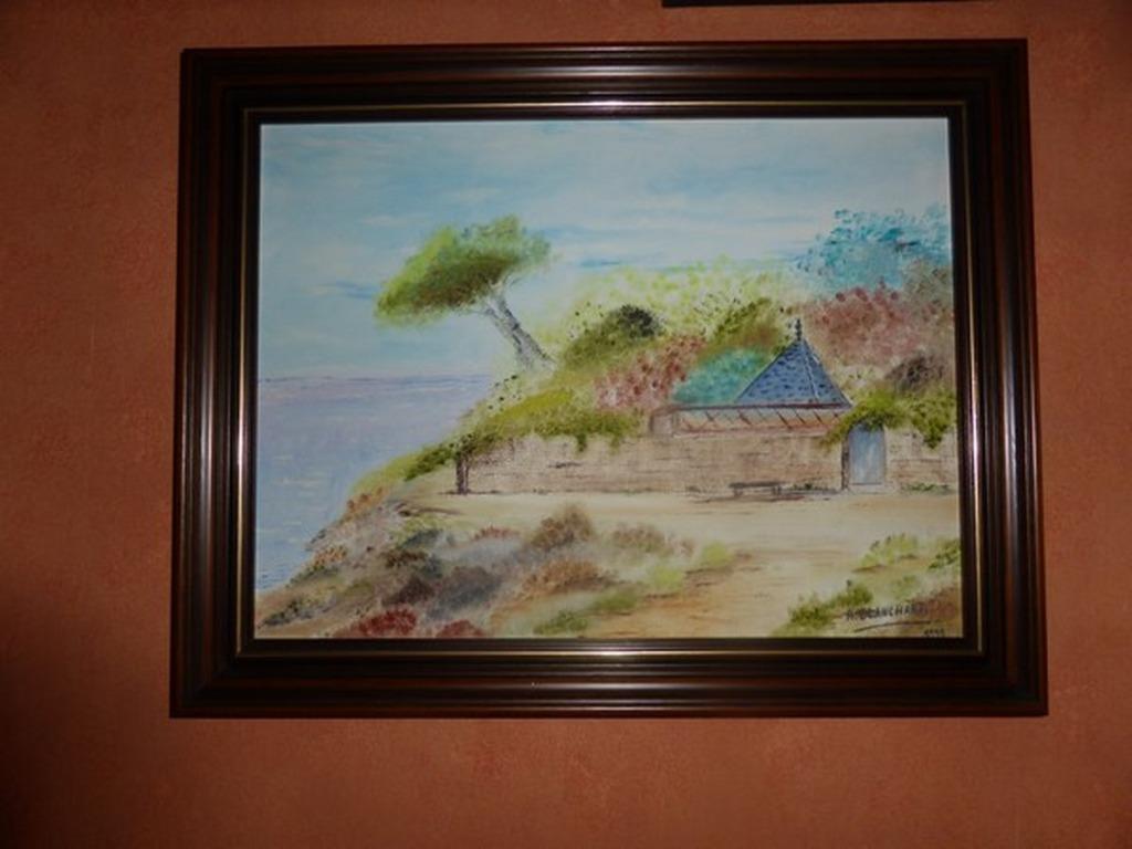 Cadre 18 x 24 cm avec peinture à l'huile, Ophalen of Verzenden, Zo goed als nieuw