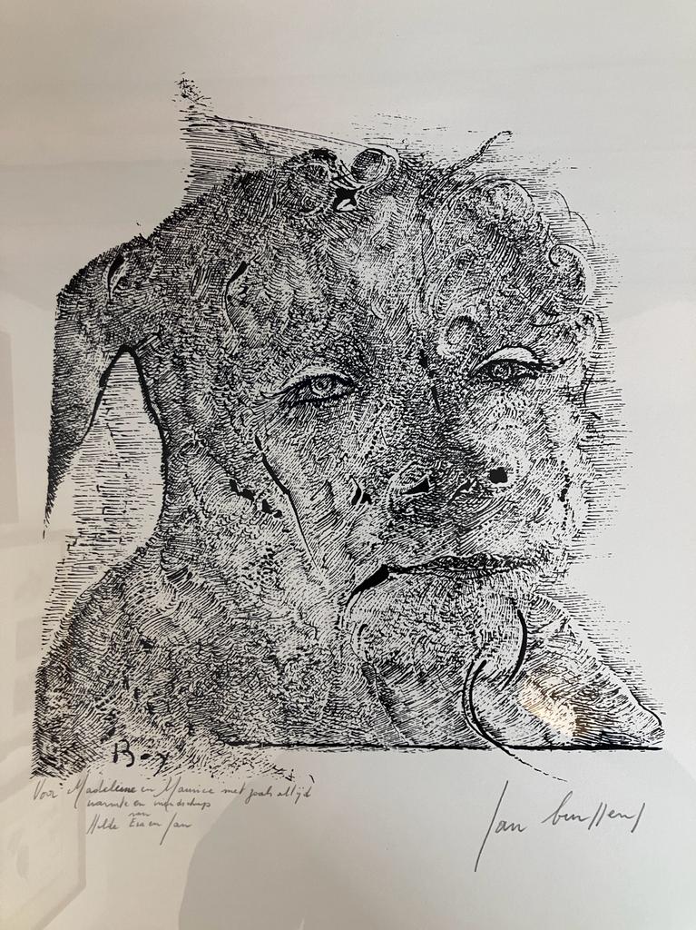 Litho Jan Burssens (1925-2002), Antiek en Kunst, Ophalen of Verzenden
