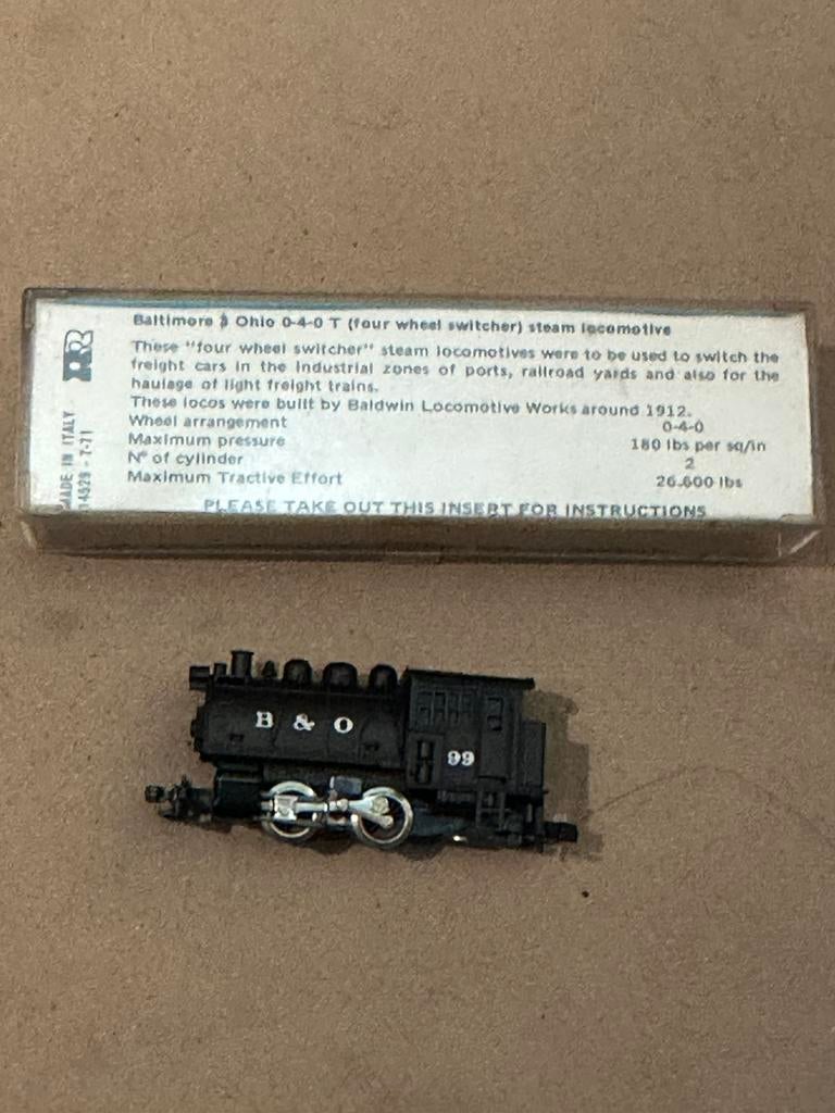 Atlas 2187 0-4-0T switcher 99 of the Baltimore & Ohio, Enlèvement ou Envoi, Comme neuf, Locomotive