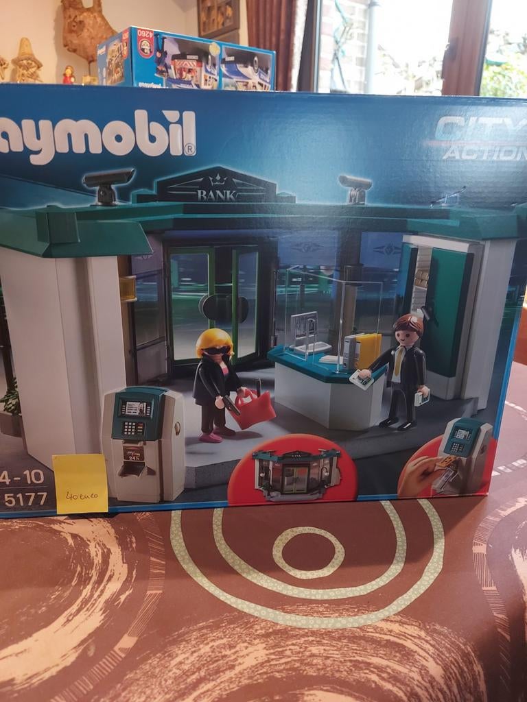 Bank politie city action 5177, Kinderen en Baby's, Speelgoed | Playmobil, Ophalen