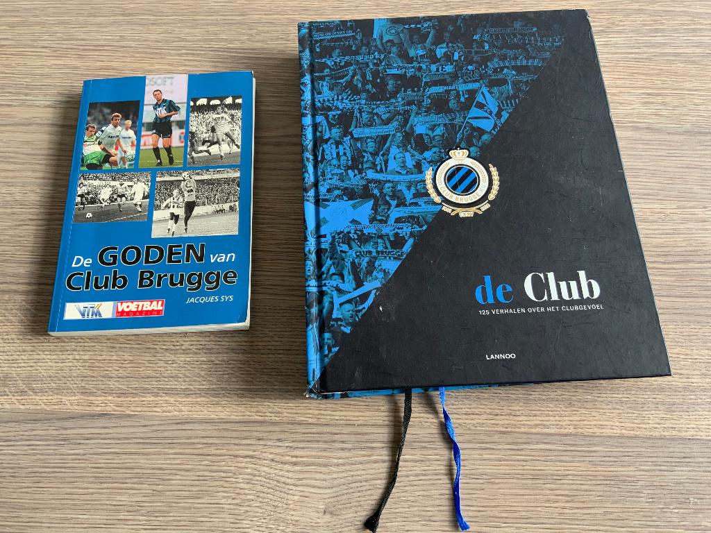 Club Brugge: 2 boeken, Gelezen, Sven Vantomme, Ophalen of Verzenden, Balsport