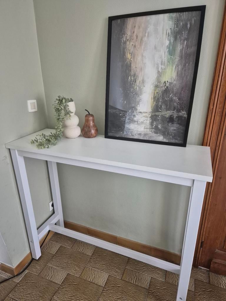 Console - Table de bar - bureau de travail, Metaal