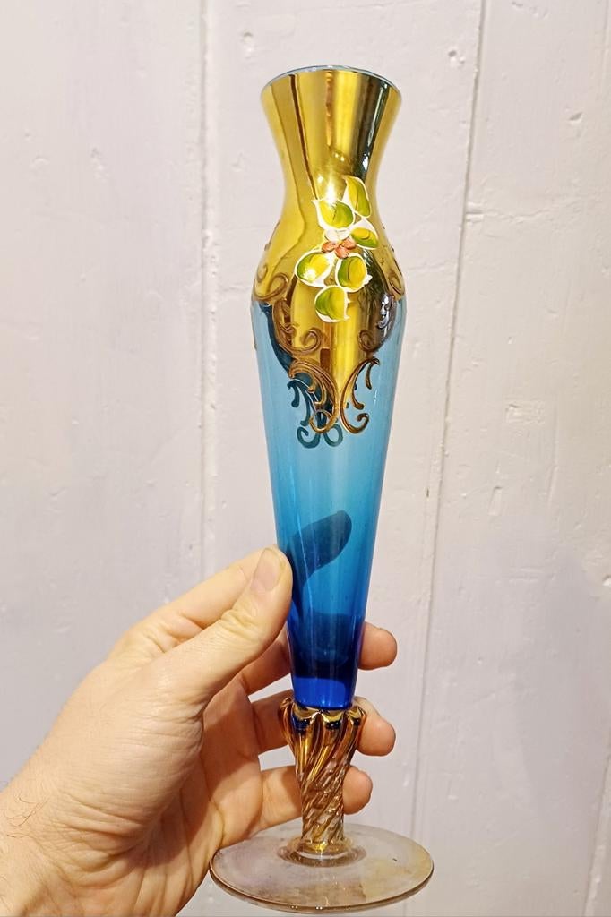 Italiaanse vaas blauw goud, Enlèvement ou Envoi