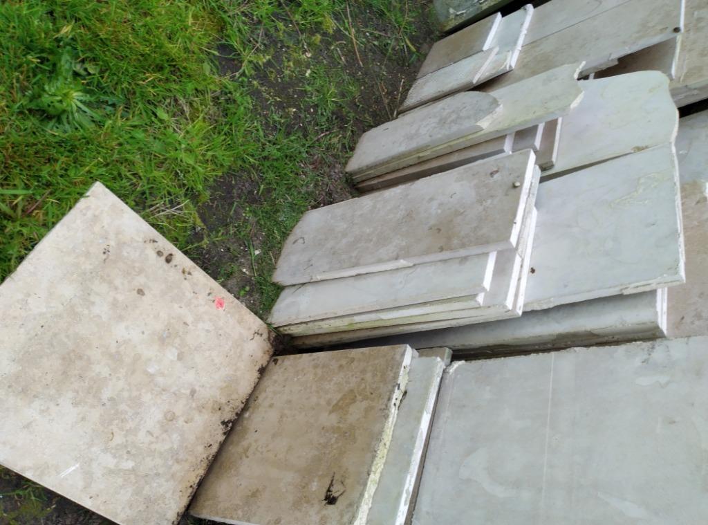 Partij 1 e keus Jura tegels, Ophalen, Overige materialen, Gebruikt, 40 tot 60 cm