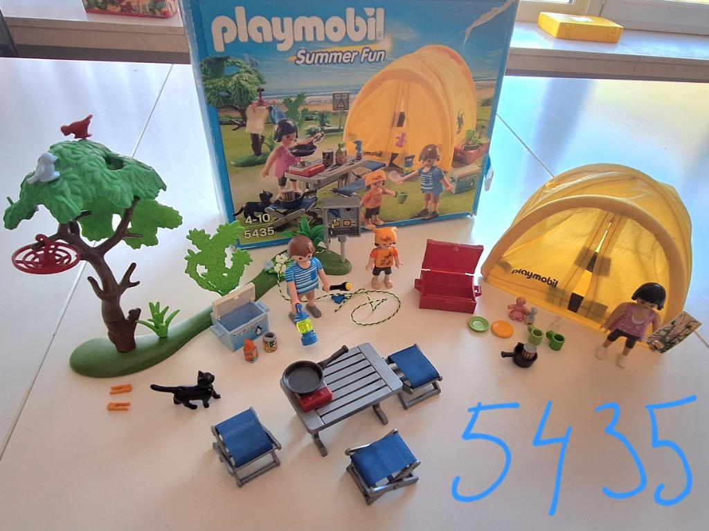 Playmobil tentenkamp (geel), Kinderen en Baby's, Speelgoed | Playmobil, Ophalen, Gebruikt