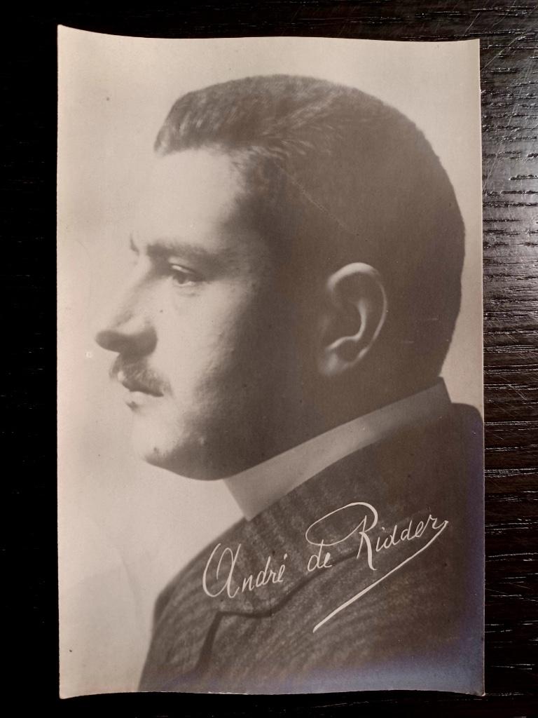 André de Ridder (Photo Van Os, ca. 1910), Enlèvement ou Envoi, Avant 1940, Photo, Utilisé