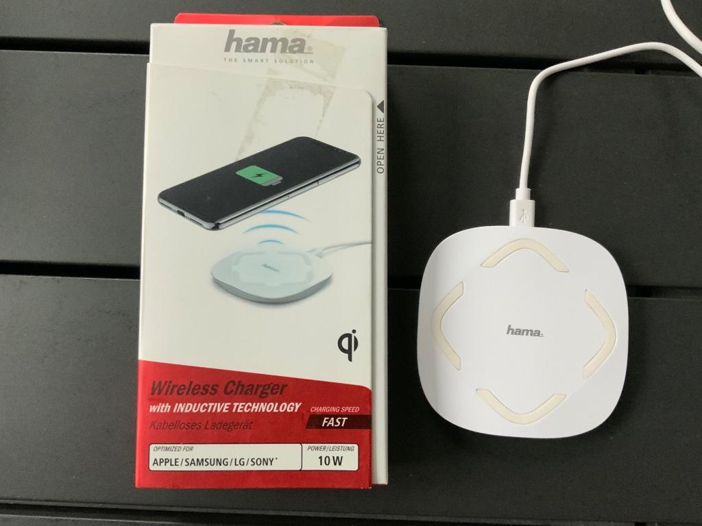 Nieuwe Hama draadloze oplader, Telecommunicatie, Mobiele telefoons | Telefoon-opladers, Ophalen of Verzenden