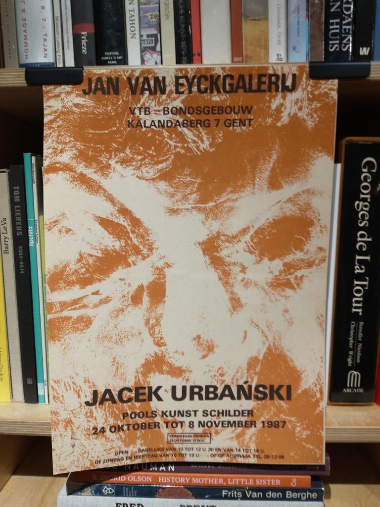 Jacek Urbanski 1987 Jan van Eyckgalerij affiche, Enlèvement ou Envoi, Utilisé