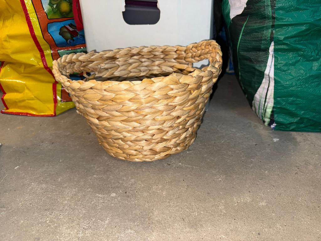 Panier IKEA en bois tressé, Neuf, Enlèvement ou Envoi, Rond, Panier