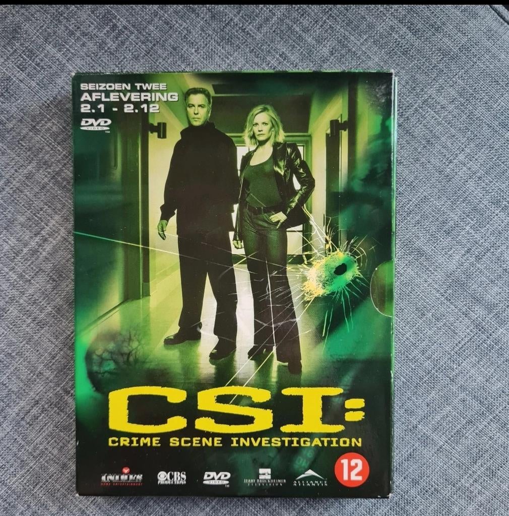 CSI: season 2  aflevering 1 tot 12, Cd's en Dvd's, Ophalen of Verzenden, Zo goed als nieuw