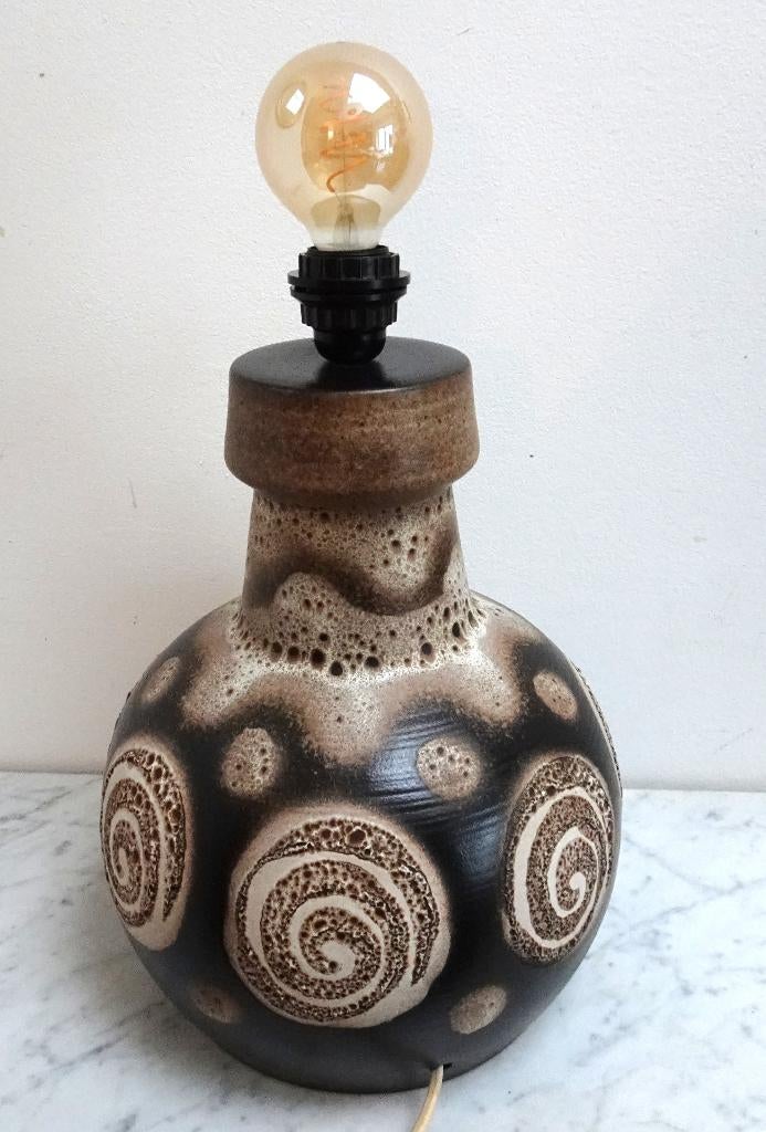 FAT LAVA WEST GERMANY LAMPEN VOET KERAMIEK, Antiek en Kunst, Ophalen of Verzenden