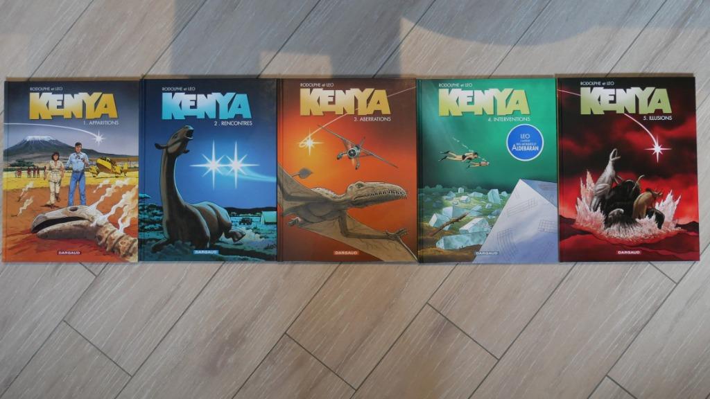 BD Leo Kenya Apparitions Rencontres Aberrations Intervention, Boeken, Stripverhalen, Zo goed als nieuw, Complete serie of reeks