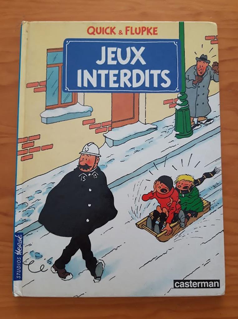 Quick & Flupke 'Jeux Interdits' 1985 Casterman-Studios Hergé, Livres, Une BD, Comme neuf, Hergé, Envoi