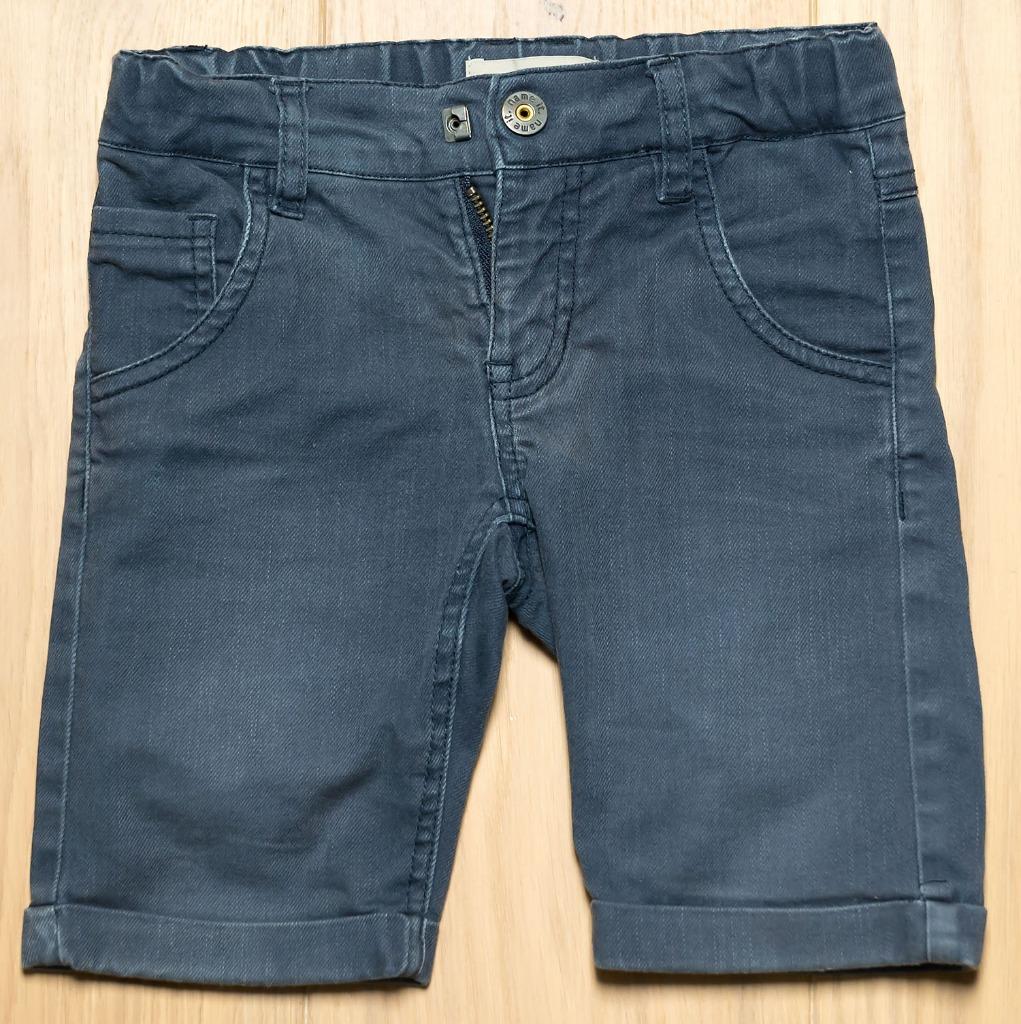 Donkerblauwe korte broek, Name It, maat 110, Kinderen en Baby's, Broek, Gebruikt, Ophalen of Verzenden, Name IT