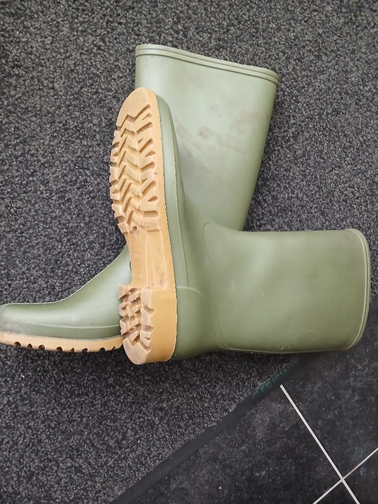 rubberen laarzen, Kleding | Dames, Schoenen, Ophalen of Verzenden, Groen, Regenlaarzen, Zo goed als nieuw