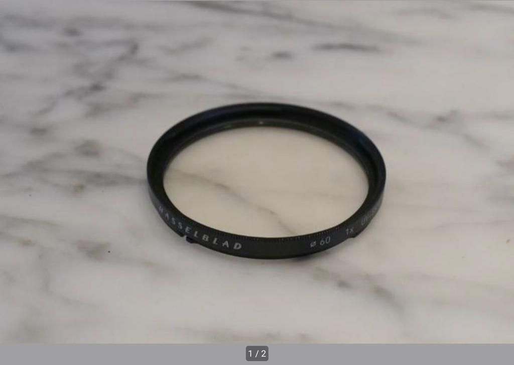 Hasselblad filter UV-SKY 1A 60mm bajonet, Audio, Tv en Foto, Foto | Filters, Overige merken, Gebruikt, UV-filter, Ophalen of Verzenden