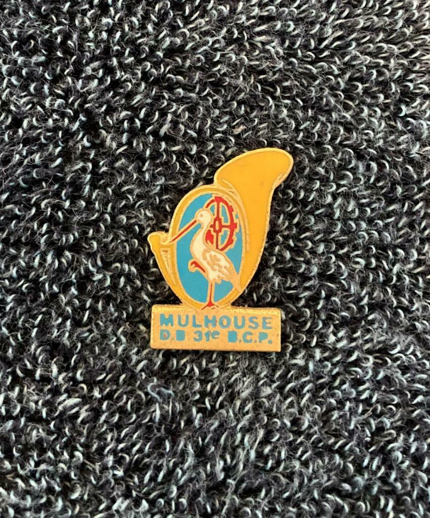 PIN - MULHOUSE, Envoi, Utilisé, Autres sujets/thèmes, Insigne ou Pin's
