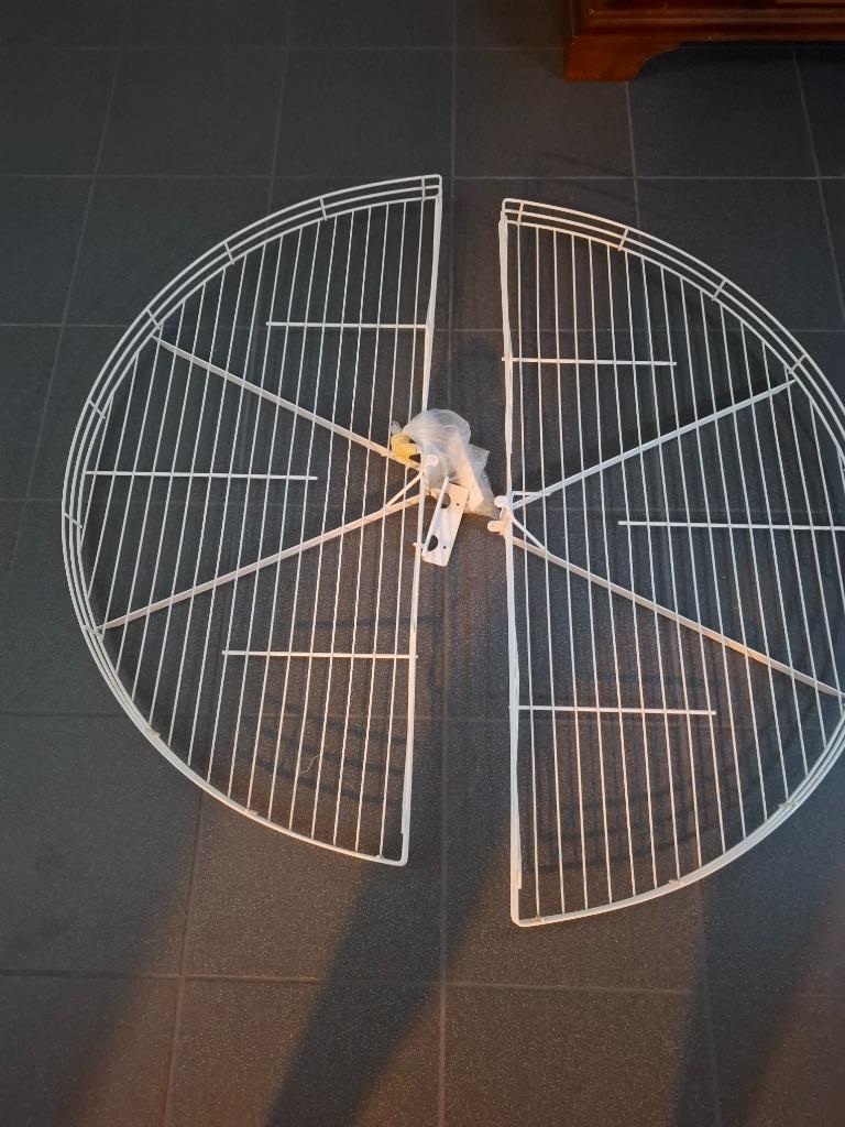 metalen schab om in hoekkast te plaatsen, Ophalen, Zo goed als nieuw