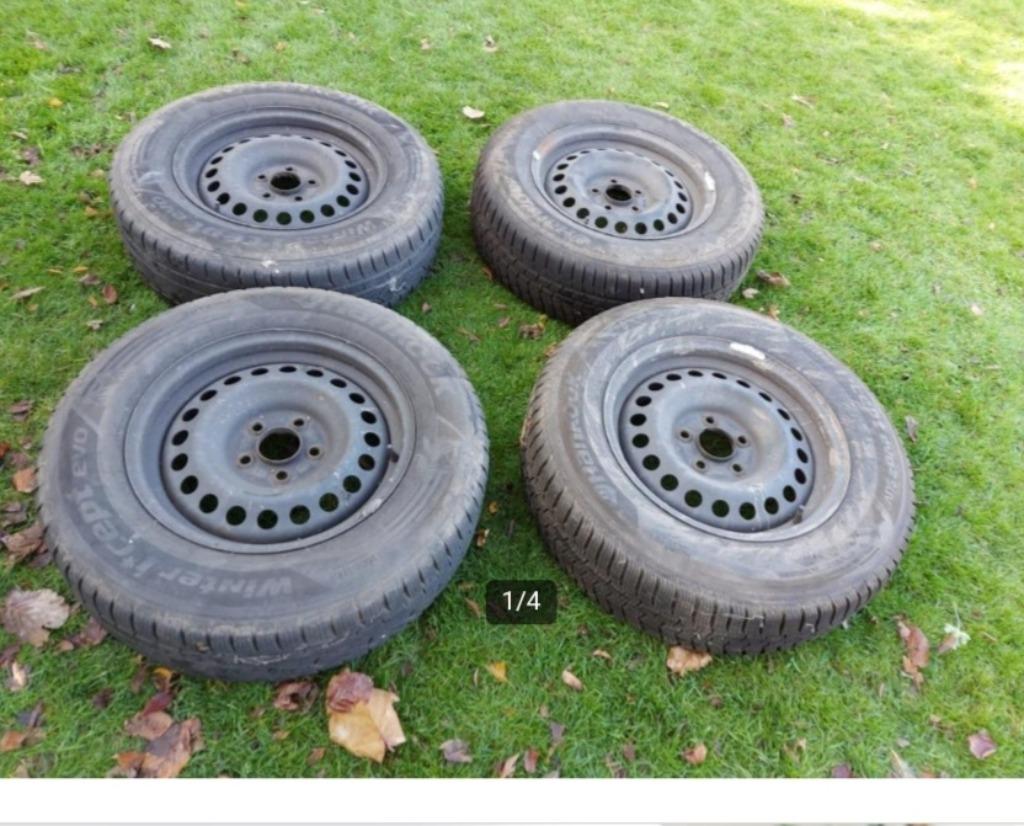 4 jantes hiver 16 pouces Kia sportage  (5x114,3), Autos : Pièces & Accessoires, Enlèvement, Hyundai