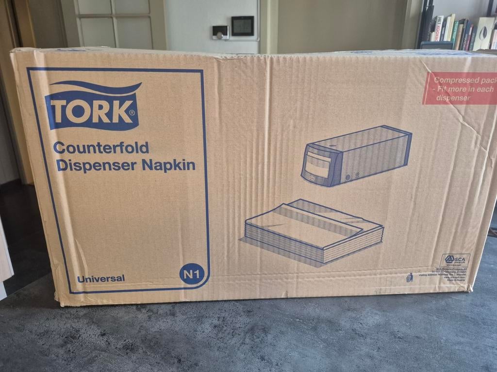 tork  servetten voor dispenser, Ophalen