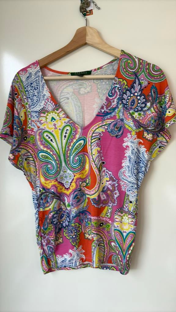 Blouse korte mouw (S), Kleding | Dames, Ophalen of Verzenden, Zo goed als nieuw, Maat 36 (S), Korte mouw