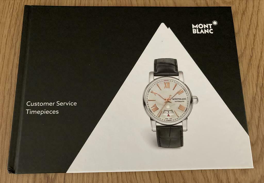 Mont Blanc Timepieces - booklet Chinees, Ophalen of Verzenden, Nieuw, Overige materialen, Overige merken