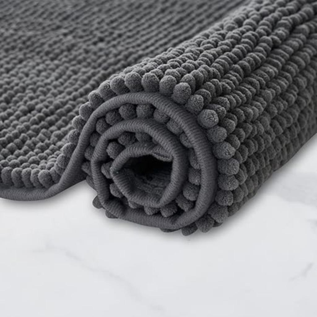 Chenille badmat | antislip | super absorberend | Nieuw